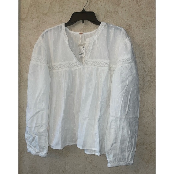 Free People Tops - Free People  Ella Dot Blouse